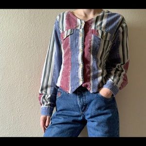 Vintage Andrew’s Blues western top